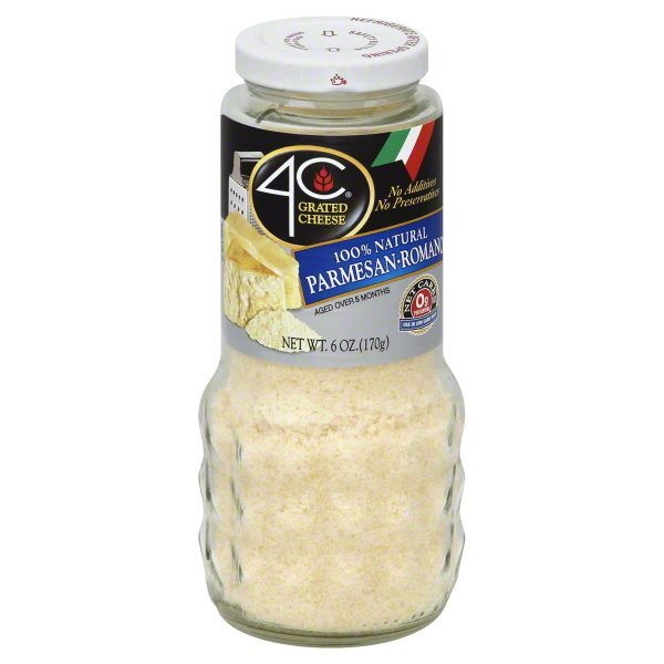 4C 100 Natural Parmesan/Romano Cheese, 6 oz