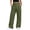 Z263Green, variant on Women's High Waisted Wide Leg Pants Pleated Relaxed Fit Trousers with Pockets for Daily Walking Shopping Outdoor Casual Wear Camel 2XL