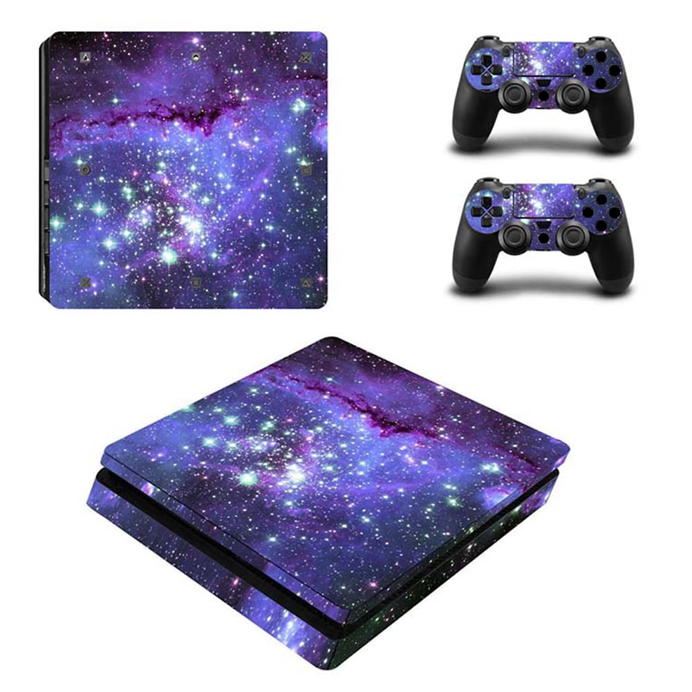 Galaxy Stars Nebula Design Vinyl Skin Decal for Sony PlayStation 4 PS4 Console Sticker 