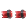 thumbnail image 1 of Illuminated Push Button Transparent Fittings Console Switch Snap Light Replace Start Cabinet Small Vending Self-Assembly Red, 1 of 7