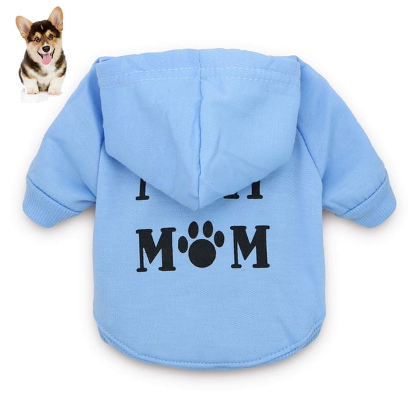 Ropa Para Perros Amo A Mi Mamá Sudadera Con Capucha Impresa Cachorro Sudadera Cálida Ropa Para Cachorros Sudadera Con Capucha Minnieouse PT002457-04