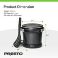 thumbnail image 4 of Presto 05411 GranPappy Electric Deep Fryer, Ceramic Nonstick, Handy Scoop, Black, 4 of 11