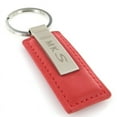 thumbnail image 3 of Lincoln MKS Rectangular Leather Insert Key Chain (Red), 3 of 3
