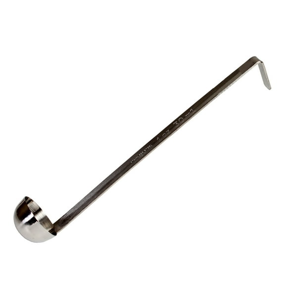 Excellante 1 oz stainless steel two pieces ladle, comes in each
