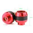 thumbnail image 4 of Anauto Motorcycle Front Fork Frame Sliders 1 Pair of Carbon Fiber Plastic Fork Frame Sliders Crash Protection(red), 4 of 4