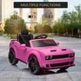 thumbnail image 3 of Licensed Dodge Challenger Kids Electric Car 12V Ride On Car Battery Powered Electric Vehicles with Remote Control, LED Lights, Bluetooth, MP3 for Boys Girls, 3 of 7