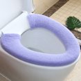 thumbnail image 5 of Cojín para asiento de inodoro cómodo y grueso de invierno, funda suave y cálida para asiento de inodoro, 5 of 5