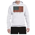 thumbnail image 2 of Wild Bobby, American Game Flag Baseball Bat, Sports, Unisex Graphic Hoodie Sweatshirt, White, 3XL, 2 of 3
