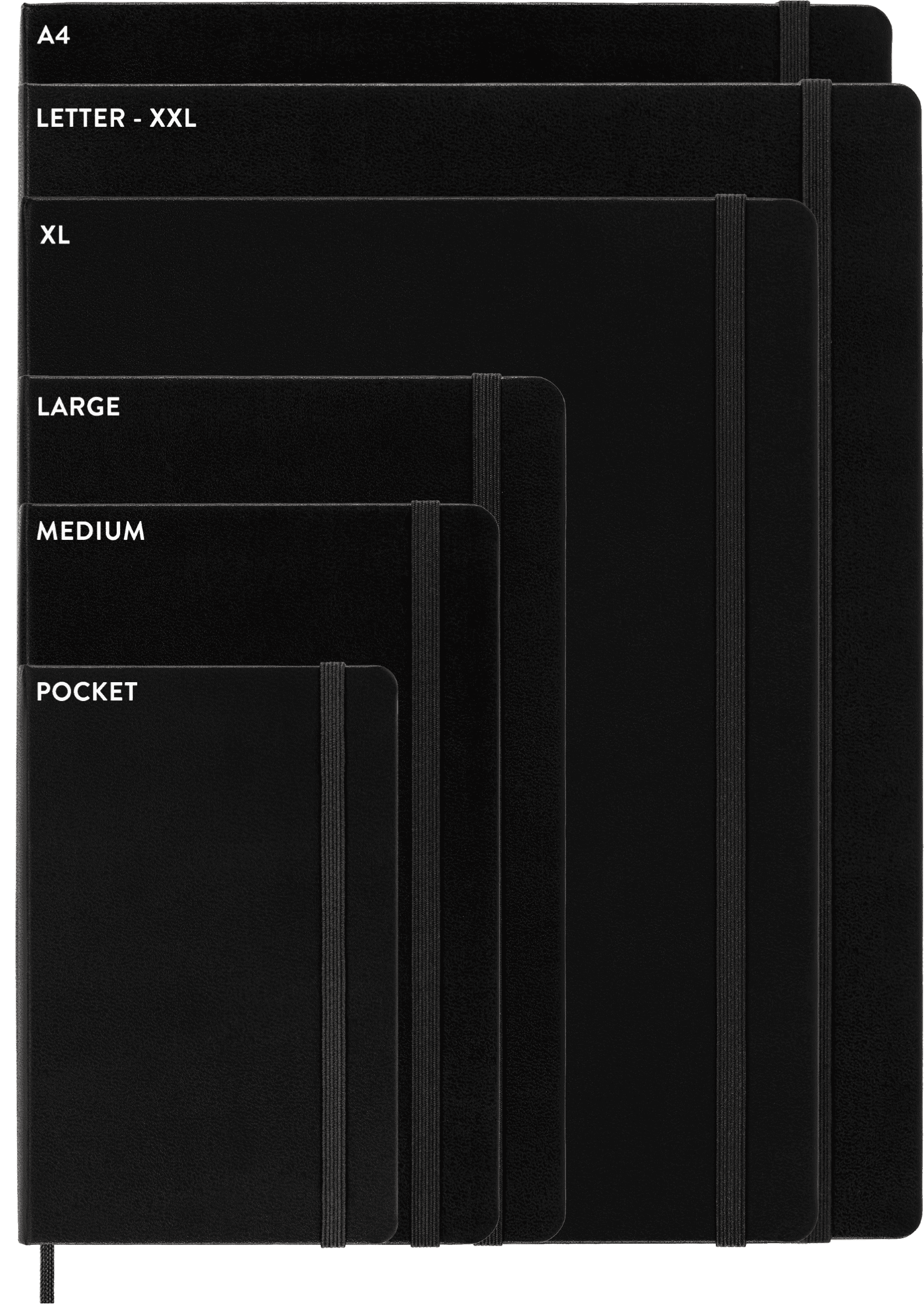 Moleskine Classic Notebook, Hard Cover, Large (5" x 8.25"), Ruled, Black