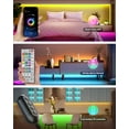 thumbnail image 6 of 100ft Smart LED Strip Lights Bluetooth with Remote, Fussion LED Lights for Bedroom with Remote Music Sync, Room Christmas Decoration(100Ft APP+ Remote+ Mic Control), 6 of 7