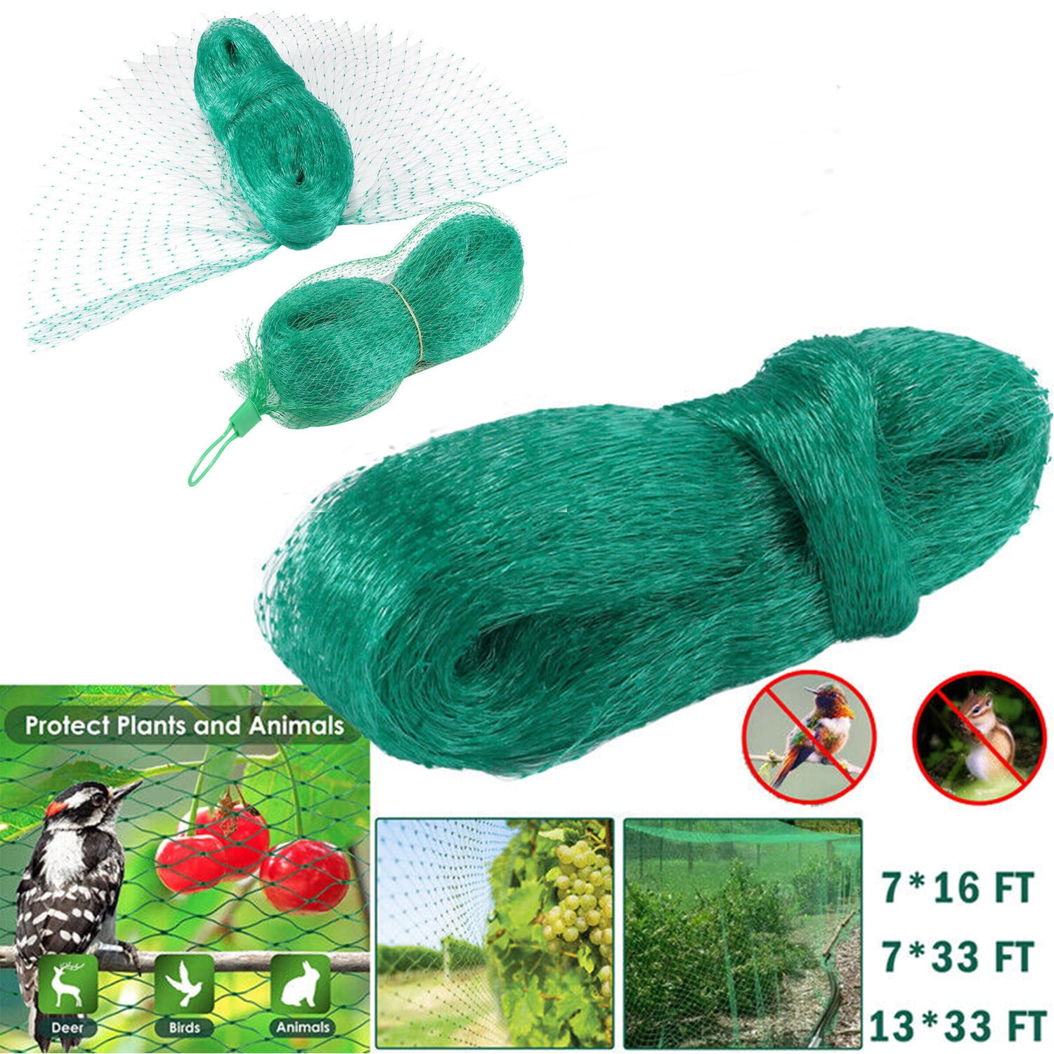 Garden Netting Anti Bird Protection Net Green Garden Plant Netting