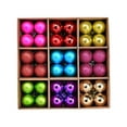 thumbnail image 2 of Fiudx Juego de Colgantes para Árbol de Navidad, Diseño Galvanizado, Colección de 72 Adornos, Plástico Duradero, Ideal para Hoteles, Fiestas, Bodas y Festividades, Tamaño de 3 Cm, Caja de Papel Kraft., 2 of 5