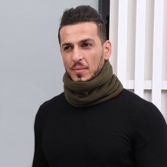 WQJNWEQ Double Layer Warm Neck Cover Multifunctional Scarf Fleece Sports Windbreak Cap Fall sale