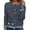 Grey, variant on Ediodpoh Floral Heart Buttons Knitted Cardigan for Women Short Sleeve Round Neck Cropped Sweater Outerwear Lightweight Fall Top Blue