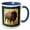 Blue/White, variant on 3drose, Winter Buffalo, 11oz Magic Transforming Mug