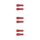 thumbnail image 1 of Speravity 2 piezas pegatinas de coche advertencia tira de vista trasera cinta decorativa calcomanía roja Type1 NO1, 1 of 6