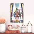 thumbnail image 6 of Power Rangers Canvas Decorative Painting Wall Art Living Room Posters Bedroom Home Decorations 8"X12", 6 of 8
