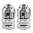 thumbnail image 1 of 2x tapas de válvu de vástago de neumático universal, protección a prueba de polvo para bicicletas, automóviles, automóviles, SUV, , Pta plata 2 Soledad tapas de válvulas de neumáticos de automóviles, 1 of 9