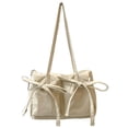 thumbnail image 2 of Bolso Hombro para Mujer Cierre Color Sólido Diario Al Aire Libre Niñas, 2 of 9