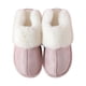 thumbnail image 3 of Novedad Zapatillas de felpa Hogar Hombres Mujeres Antideslizante Decorativo Cómodo Zapatillas de piso Zapatillas de casa para el dormitorio interior , 40-41, Violeta Yinane Pantuflas de felpa, 3 of 8