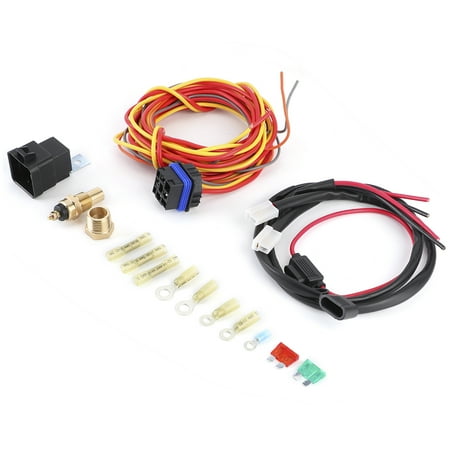 Fan Wiring Set Dual Electric Car Cooling Fan Wiring Installation Kit
