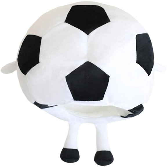 Slccxzc Plush Football Hat Sport Party Hat Headwear Funny Design Hat for Party Headgear