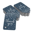 thumbnail image 2 of Inkdotpot Silver Foil Paper Hang Tags ThankYou Bridal Shower-Baby Shower-Retirement-Wedding-Birthday Favor Tags 100 Pack, 2 of 6