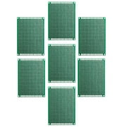 7 Pack Prototyping Breadboard, 2.75 x 1.97 Inches, 432 Holes, Double-Sided PCBs