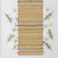 thumbnail image 4 of Easter Jute Braid Table Runner - 14" x 72" - 100% Jute, Natural & Multi-color, 4 of 9