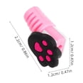 thumbnail image 2 of BRIGHTFUFU 10Pcs Cartoon Cable Protector Pink PVC Prevent Cable Breakage for Daily Use, 2 of 8