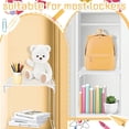 thumbnail image 4 of XILA Locker Organizer Shelf White Stackable Extra Locker Shelf Storage Cabinet Accessories for School Office Home Gym Supplies, 4 of 7