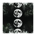 thumbnail image 4 of Acheng Moon Phases Forest Trees Square Tablecloth for Picnic Dining Kitchen Farmhouse 100% Polyester Fiber 40*40, 4 of 8