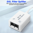 thumbnail image 4 of 2 * ADSL Splitter-White, 4 of 10