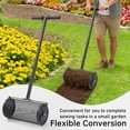 thumbnail image 6 of FENHRTVM Compost Spreader 40Inch Metal Mesh Spreader for Peat Moss Compost Top Soil Manure,Black, 6 of 8