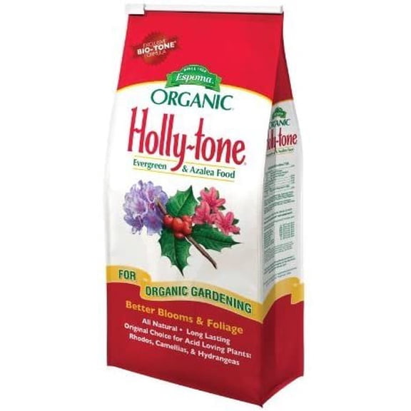 Espoma Organic Holly-Tone for Evergreen & Azalea Plant Food, 4-3-4 Fertilizer, 8 lb.