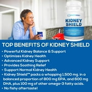 Healthy Kidney Kidney Shield: Kidney Detox Supplement plus Vitamins, Supports Kidney Health, 120 ct.