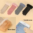 thumbnail image 4 of Womens Gloves Winter Touch Screen Texting Phone Windproof Gloves for Women Fleece Lined Thick Warm Gloves, 4 of 7