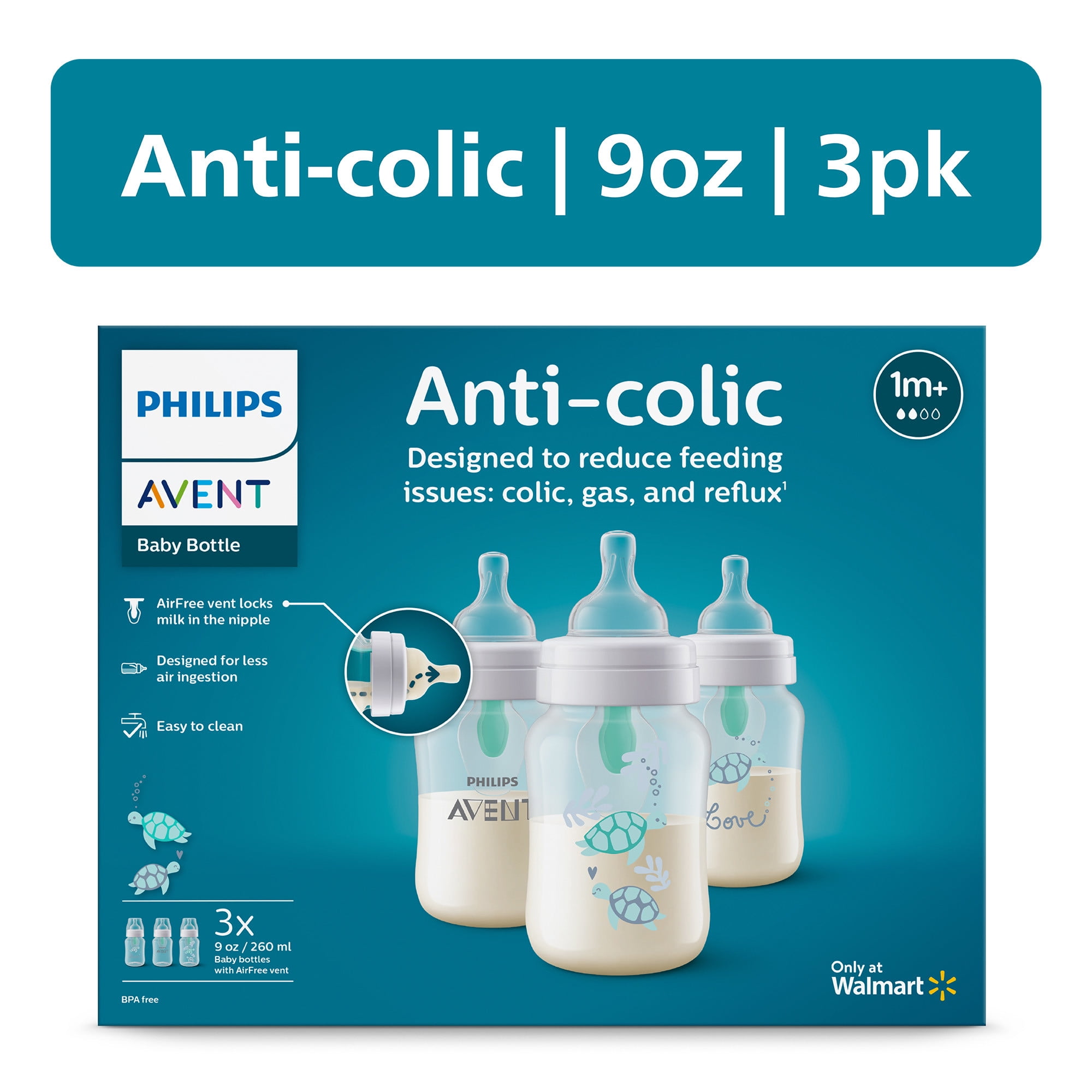 Philips Avent Natural Baby Bottle with Natural Response Nipple