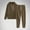 Brown, variant on Sweatsuits Women 2 Piece Outfit,2024 Fall Lounge Sets Long Sleeve Pullover Tops and Long Pants Tracksuit with Pockets