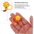 thumbnail image 4 of Bouchon Anti-poussire De Paille 6pcs Bouchons En Silicone Dcor De Voyage Pailles Cocktail Pointes De Paille Couverture Pour Pailles Rutilisables Poin, 4 of 5