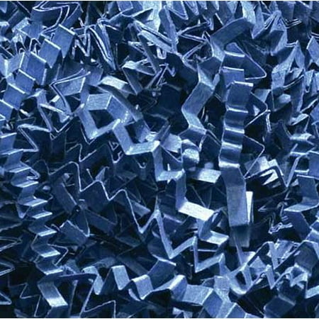 Haff Basket - 1/2 LB Crinkle Cut Paper Shred - Navy Blue - Gift Basket Filling by Uline