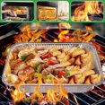 thumbnail image 2 of Lishi Large Disposable Aluminum Barbecue Trays - Set of 10, 2 of 4