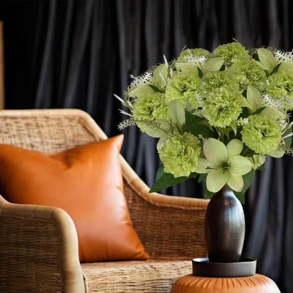 Miogawg Artificial Flowers, Silk Hydrangea Faux Bouquet Decor Realistic Flower For Wedding Bouquet Table Centerpieces Flower Arrangements Kitchen Home Decoration