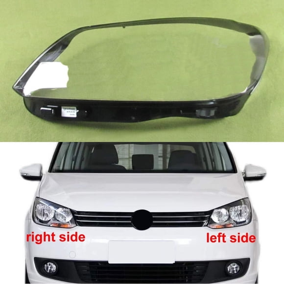 For Volkswagen VW Touran 2011~2015 Headlight Cover Lampshade Head Lamp Headlamp Shell Plexiglass Replace Original Lens