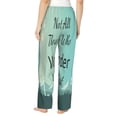 thumbnail image 3 of Sigee Not All Those Who Wander Are Lost1 Print Women's Soft Pajama Pants - Breathable and Comfortable Lounge Sleep Bottoms with Elastic Waistband and Pockets-Medium, 3 of 9