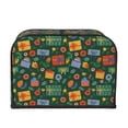 thumbnail image 2 of Lsque Christmas Gift Print 4 Slice Toaster Cover , Kitchen Appliance Dustproof Protector , Toaster Protector Dustproof Kitchen Appliance Cover, 2 of 7