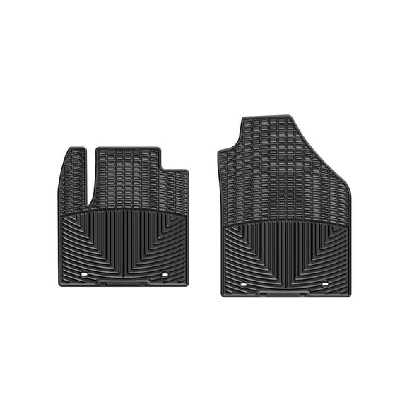 WeatherTech All-Weather Floor Mats compatible with 2009-2013 Ford Transit Connect - 1st Row (Driver & Passenger), Black