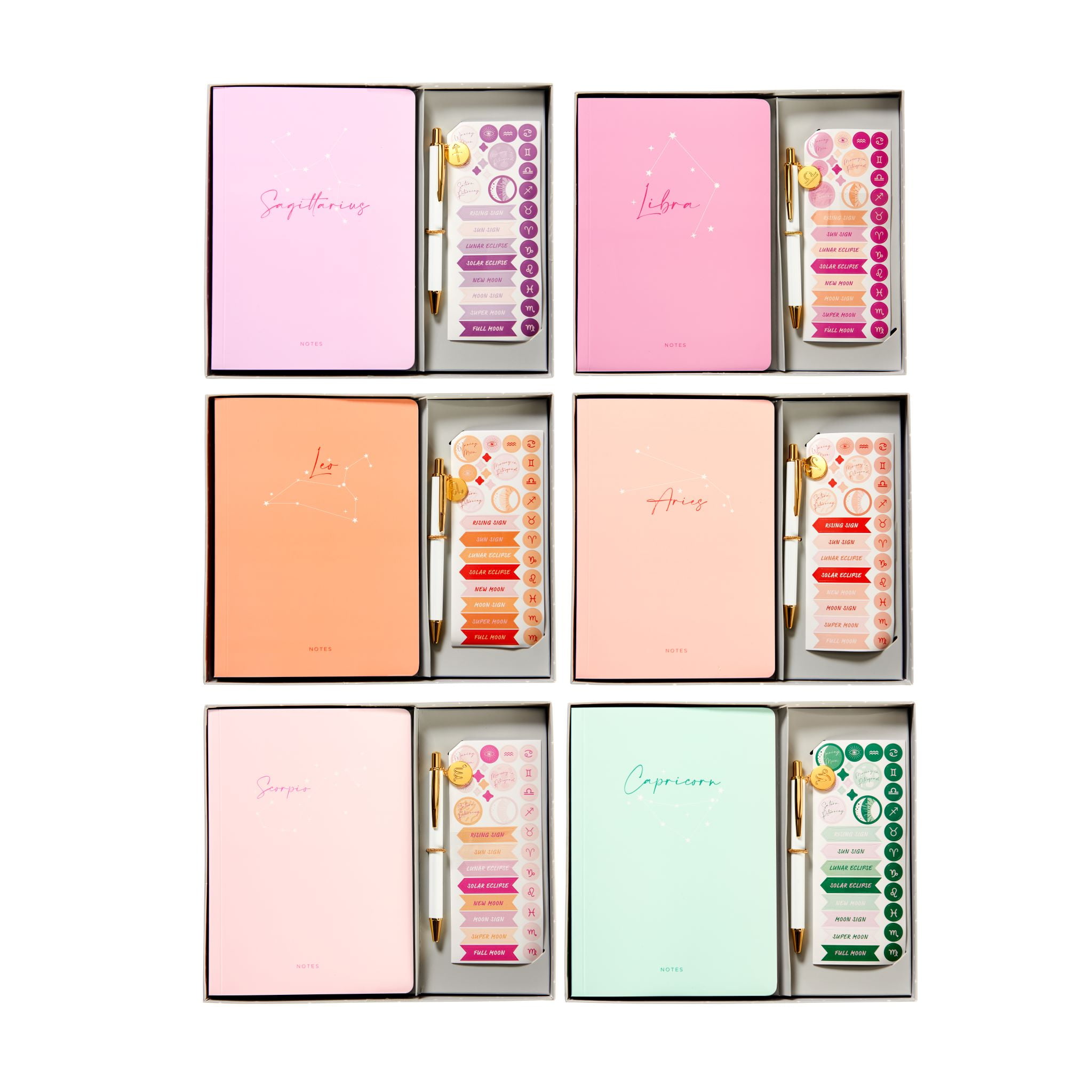 Gartner Studios Aries Astrology Casebound Flex Journal Set, 5.75x8.125, 96 Sheets
