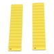 thumbnail image 2 of Correa de reloj universal de 20 mm con imán de silicona, correa de reloj ajustable para Amazfit Bip, color negro y amarillo, 2 of 5