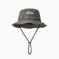 thumbnail image 4 of Chapeau de Cowboy en Coton pour Femmes Protection Solaire pour Randonnée, Camping et Voyage - Cordon de Serrage Réglable, Protection UV et Design Ventilé en Vert Armée, 4 of 7